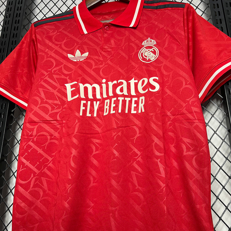 Camisa Real Madrid Vermelha 24/25