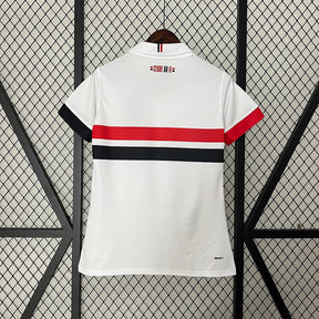 Camisa Feminina do São Paulo Home I 24/25 - Branco