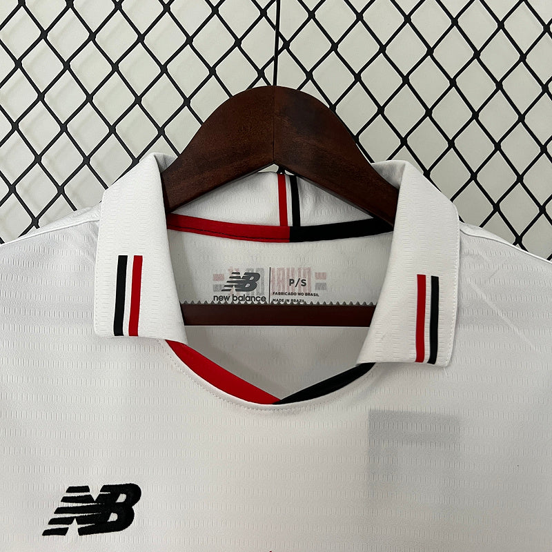 Camisa Feminina do São Paulo Home I 24/25 - Branco