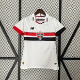 Camisa Feminina do São Paulo Home I 24/25 - Branco