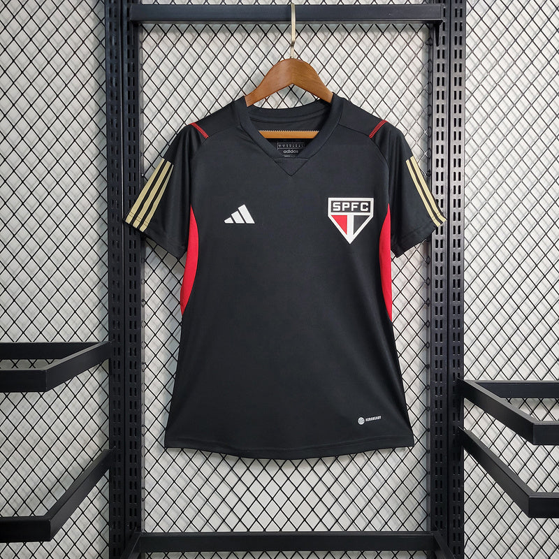 Camisa Feminina São Paulo Treino 23/24 Preto