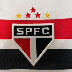 Camisa Feminina do São Paulo Home I 24/25 - Branco