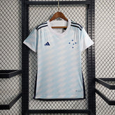 Camisa Cruzeiro Feminino Away II 23/24 Adidas - Branco