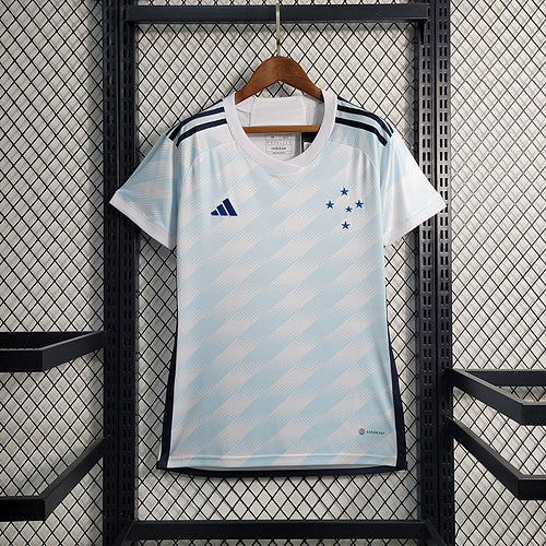 Camisa Cruzeiro Feminino Away II 23/24 Adidas - Branco